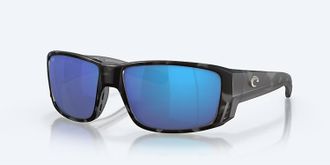 Costa Unisex Tuna Alley Pro Polarized Sunglasses In Tiger Shark Blue Mirror