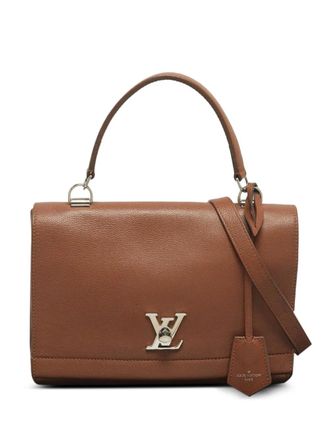 Louis Vuitton Lockme leren handtas - Bruin