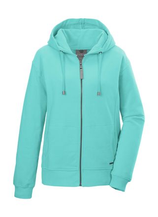 G.I.G.A. DX by killtec Sweatjacke GS 26 WMN SWT JCKT GOTS, Damen, Gr. 36, hellmint, Obermaterial: 100% Baumwolle;Obermaterial 2: 95% Baumwolle, 5% Elasthan, G.I.G.A. DX BY K