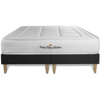 Royal Palace Bedding Royal Palace Bedding - Base Tapizada Negro + Colch&oacute;n Con Espuma Viscoel&aacute;stica 180 X 200