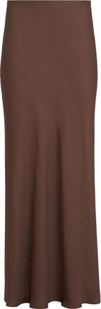 Brunello Cucinelli Bias-cut skirt in Cocoa at Nordstrom, Size 44 It