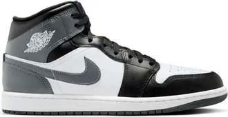 Nike Jordan Schoenen, Heren, Zwart, 44 EU, Mid Zwart Wit IJzer Grijs Sneakers