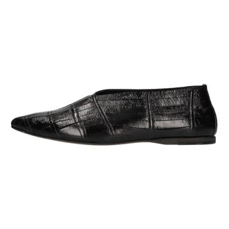 Pantanetti Schoenen, Dames, Zwart, 37 EU, Leer, Reglissenero Ballerina