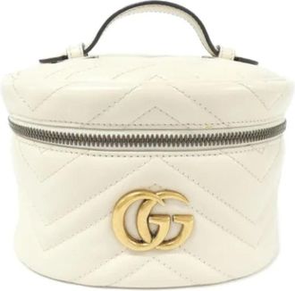 Gucci Pre-owned Handbags, female, Beige, Size: ONE SIZE Pre-owned Leather gucci-bags
