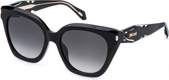 Just Cavalli SJC172 0700 Womens Sunglasses Black Size 55