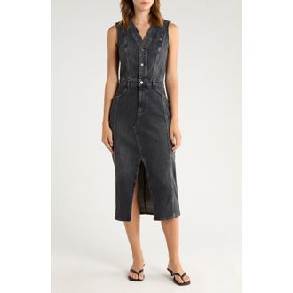 Rails Westwood Sleeveless Denim Dress in Black Pearl at Nordstrom Rack, Size Xx-Small