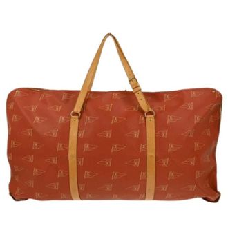 Louis Vuitton Pre-owned Weekend Bags, unisex, Red, Size: ONE SIZE Pre-owned Canvas Weekend Bag