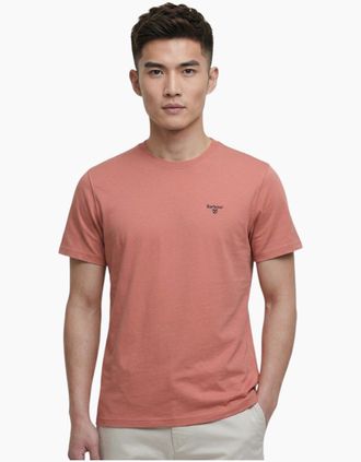Barbour Mens Barbour Mens Essential Sports T-Shirt - Pink - Size: 40