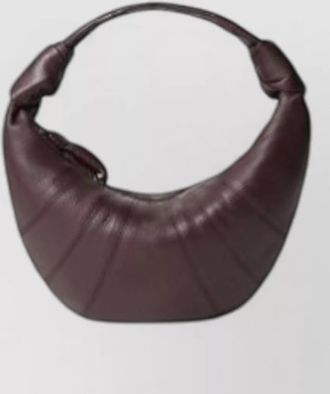 Christophe Lemaire leather mini fortune croissant shoulder bag