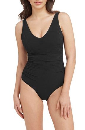 Sea Level Australia D- & DD-Cup One-Piece Swimsuit in Black at Nordstrom, Size 4 Us
