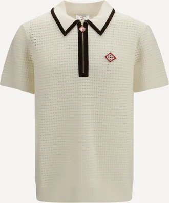 Casablanca Textured terry Polo Shirt Male S