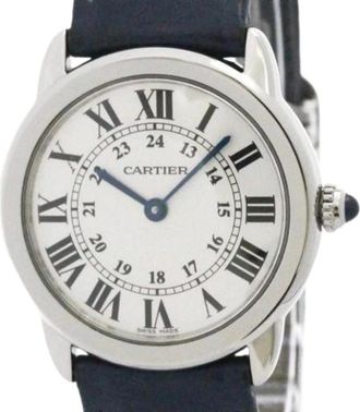 Cartier Pre-owned Watches, female, Gray, Size: ONE SIZE Pre-owned Stainless Steel Watch