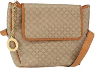 Celine Pre-owned Cross Body Bags, female, Beige, Size: ONE SIZE Pre-owned Plastic Crossbody Bag