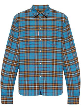 Dsquared2 Camicia a quadri - Blu