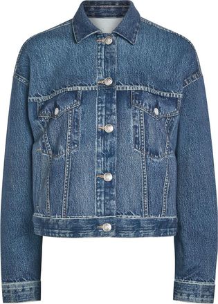Rag & Bone Rag & Bone Miramar Denim-print Terry Jacket - Blue - S (UK8-10 / S)