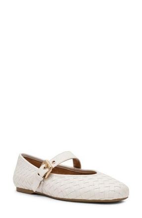 Dolce Vita Mulaney Woven Mary Jane Flat in Ivory Woven at Nordstrom Rack, Size 8.5
