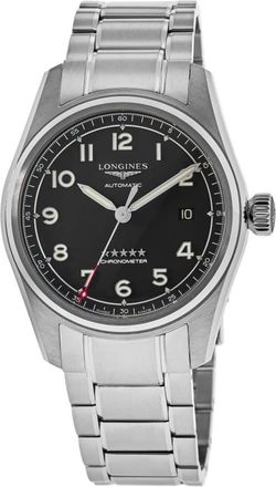 Longines Spirit Prestige Edition Automatic Black Dial Steel Mens Watch L3.810.4.53.9