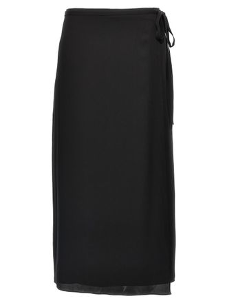 Theory Cl Tie Wrap Skirt