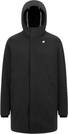 K-Way Marlyn Bonded Jacket - Heren - Parka Jassen - Zwart - 2XL - Polyester - Jassen
