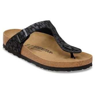 Birkenstock Gizeh Synthetic Sandalen f&uuml;r Damen | braun/schwarz