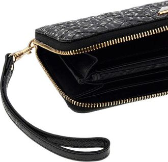 Guess Womens Wallet Black Polyurethane Bags