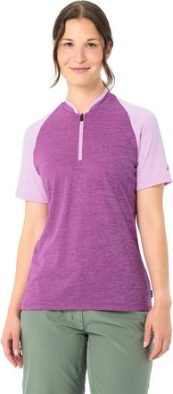 Vaude Funktionsshirt VAUDE Womens Tamaro HZ Shirt IV, Damen, Gr. 36, magenta, Obermaterial: 100% Polyester, normal, Rundhals, Shirts Funktionsshirt, f&uuml;r Rad