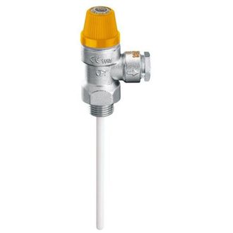 Caleffi V&aacute;lvula De Seguridad Combinada Para Temperatura Y Presi&oacute;n Caleffi 3094-3095 1/2 - 10 - &Oslash; 15