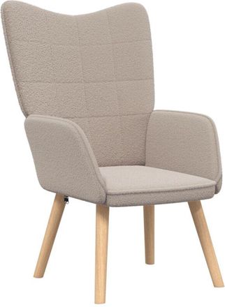 vidaXL Silla Relax Gris Claro 62 X 67 X 95.5 Cm Tela Vidaxl