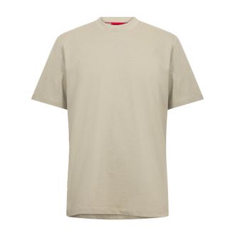 HUGO BOSS Heren Zwaargewicht Relaxed Fit T-shirt (Beige)