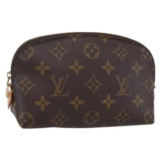 Louis Vuitton Pre-owned Clutches, female, Brown, Size: ONE SIZE Pre-owned Canvas Clutch