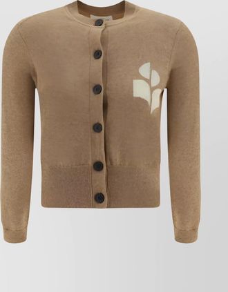 Isabel Marant cropped crew neck button-up cardigan