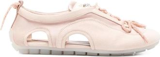 Simone Rocha Cutout Ballerina Grip Trainer - Dames - Ballerinas - Roze - 40 EU - Leer - Schoenen