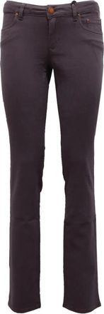 Siviglia S840 Pantalone - Dames - Bootcut Jeans - Grijs - W27 - Leer - Jeans