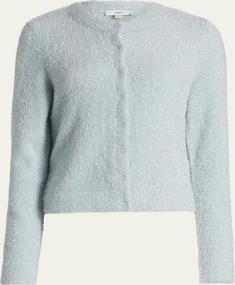Vince Metallic Knit Cardigan