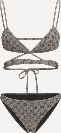 Gucci Bikini in jersey stretch stampato Woman M