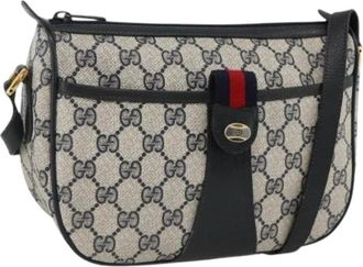Gucci Pre-owned Vintage GG Canvas Schoudertas - Dames - Vintage Schoudertas - Veelkleurig - ONE Size - Leer - Vintage