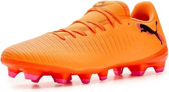 Puma Future 8 Play Firm, Artificial Ground Soccer Cleats Mens Soccer Shoes Heat Fire/Black/Ravish : 10.5 D - Medium