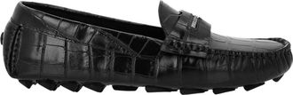 Philipp Plein Driver Cocco Moccasin - Dames - Loafers - Zwart - 38 EU - Leer - Schoenen