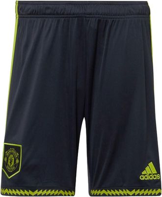 adidas Manchester United 22/23 Third Shorts Asia Sizing Black Green HE2980