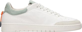 Barracuda Leren Sneakers met Rubberen Zool en Logo - Heren - Sneakers - Wit - 40 EU - Leer - Schoenen