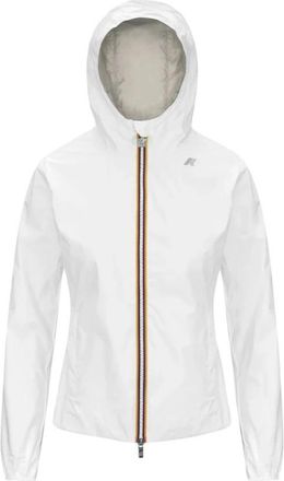 K-Way Lily Plus. 2 Reversible Jacket - Dames - Regenjassen - Wit - S - Nylon - Jassen