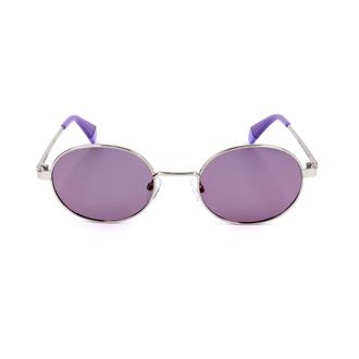 Polaroid Unisex Silver Metal Sunglasses - One Size