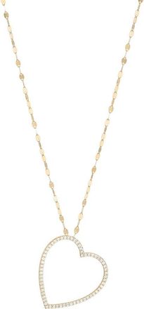 Lana Jewelry Hanging Heart 14K Gold Diamond Pendant Necklace in 14K Yellow Gold at Nordstrom, Size 20
