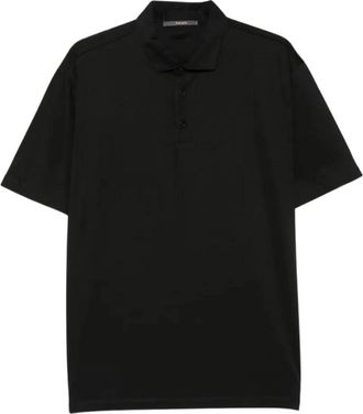 KANGRA Polo M-Manica Jersey - Heren - Polos - Zwart - 4XL - Katoen - Tops
