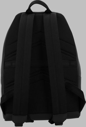 HUGO BOSS Mens Backpack Northon Black Leather Bonded Backpacks