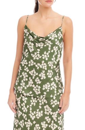 Fifteen Twenty Floral Cowl Neck Camisole in Print at Nordstrom, Size Small