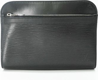 Louis Vuitton Black Epi Leather Clutch Bag (Pre-Owned)
