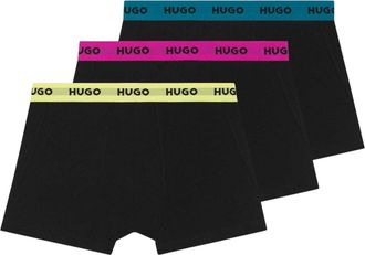 HUGO BOSS Heren Boxershorts (Set van 3) (Zwart)
