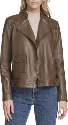 Andrew Marc Frankie Leather Moto Jacket