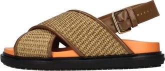 Marni Sandalen - Dames - Sandalen - Veelkleurig - 36 EU - Leer - Schoenen